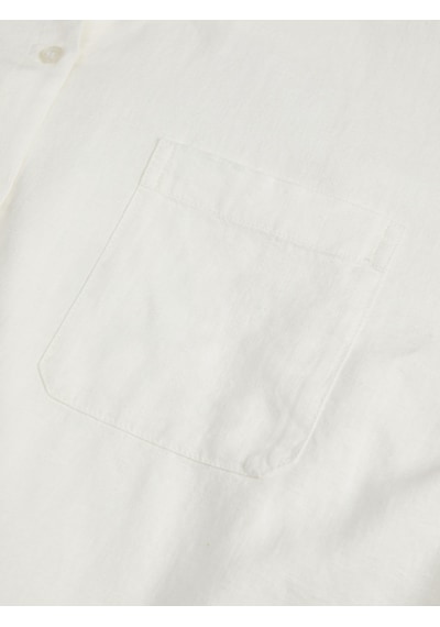 Jack & Jones Kadın Keten Karışımlı Gömlek - Jamie - 12269668 Blanc De Blanc