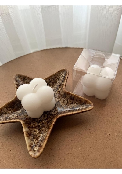 Bernami Mumluk Şamdanpinterest Dekoratif Bubble Mini Mum Düğün Nişan Mevlüt Süsü 10 Adet Diğer