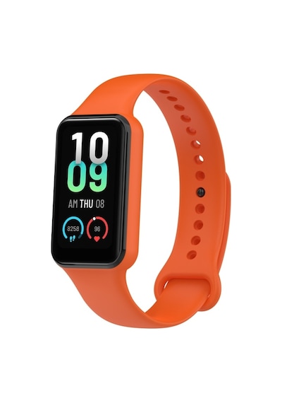 Xiaomi Amazfit Band 7 İle Uyumlu Kordon Silikon Esnek Ayarlanabilir Kordon Kayış