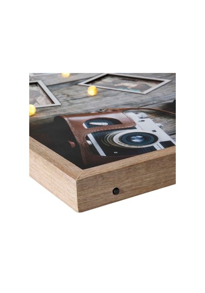 Vitale Pera Led Işıklı Ahşap Tablo 60X40 Cm Ak.Gk0004