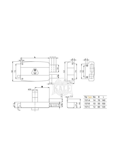 Kale 157 A Eco Kilit