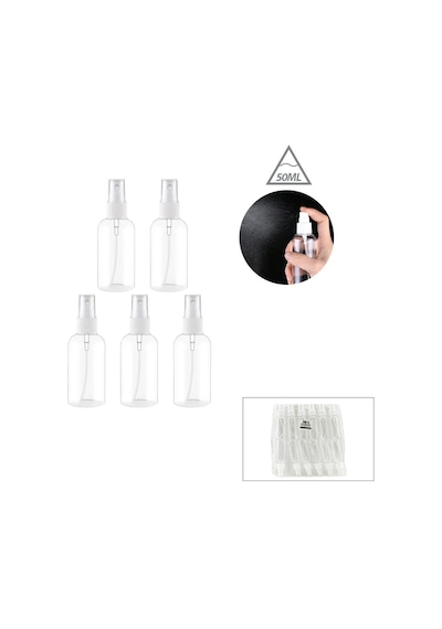 Boş Sprey Şişesi - Plastik - 50 Ml - Şeffaf