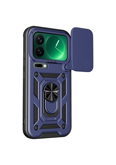 Newface - 203 - Xiaomi Mi 17 Pro Max Pars Lens Yüzüklü Silikon - Glblseme - - Lacivert