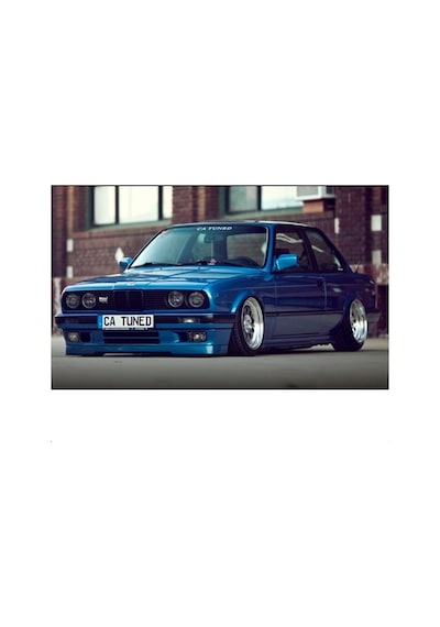 BMW E30 Yıl 1986-1991 Depo Sağ ve Sol Far Seti Siyah 63121386805