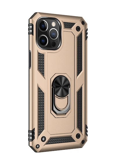 Microsonic Apple Uyumlu iPhone 12 Pro Max Kılıf Military Ring Holder