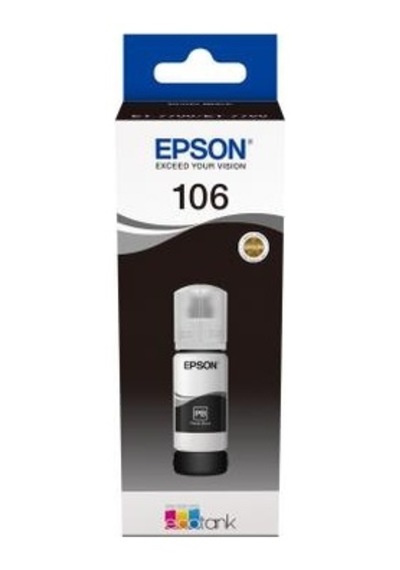Epson C13t00r140 106 70ml Black Murekkep