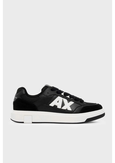 Armani Exchange Logolu Süet Detaylı Sneaker Ayakkabı Erkek Ayakkabı Xm003648 Af29508 Mc482 Siyah-beyaz SİYAH-BEYAZ Armani Exchange Logolu Süet Detaylı Sneaker Ayakkabı Erkek Ayakkabı Xm003648 Af29508 Mc482 Siyah-beyaz SİYAH-BEYAZ