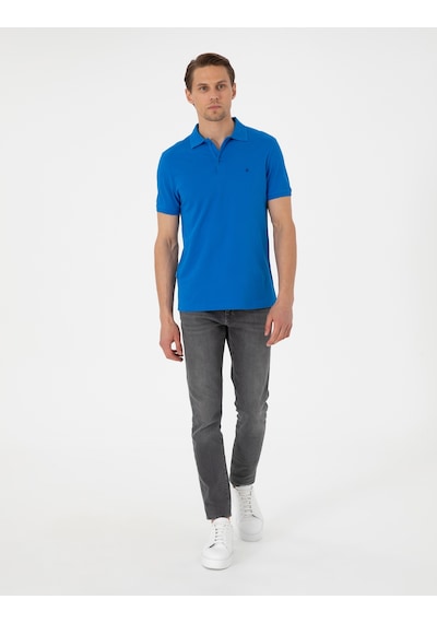 Pierre Cardin Erkek Saks Tişört Basic 50306448-vr045 Saks