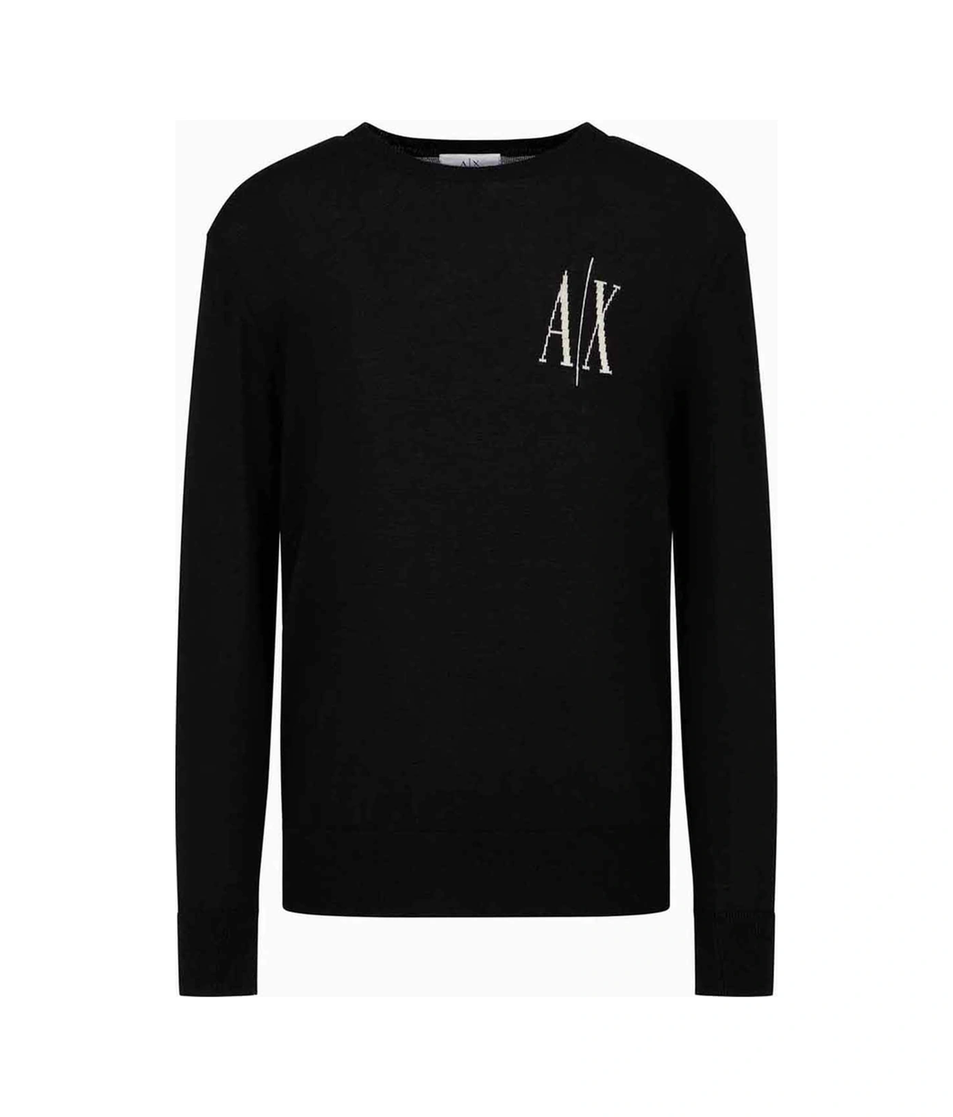 Armani Exchange Armani Baskılı Erkek Sweat Siyah