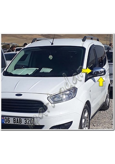 Markadan Ford Tourneo Courier Krom Ayna Kapağı 2014-2017 2 Parça