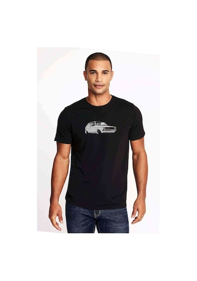 Wv Mk1 Baskılı Siyah Erkek Tshirt