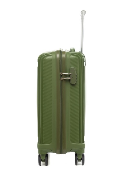 Unisex Jmy8101.05 John May Silikon Valiz Küçük Boy 57x35x25cm Haki Haki