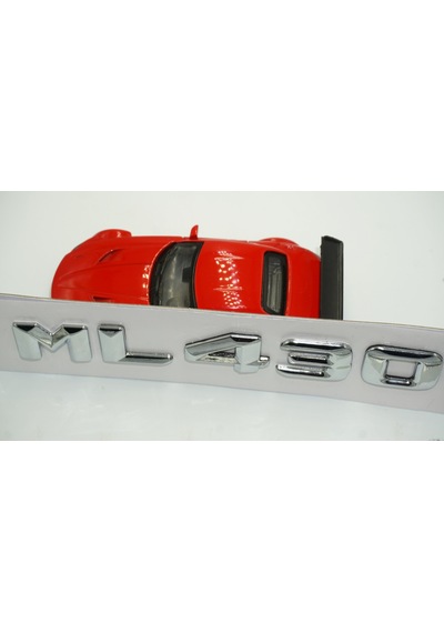 Benz ML 430 Bagaj Krom Metal 3M 3D Yazı Logo