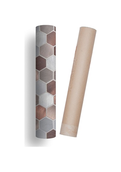 Mutfak Tezgah Arası Kendinden Yapışkanlı Folyo Kaplama Geometrik Desen 60cmx100cm