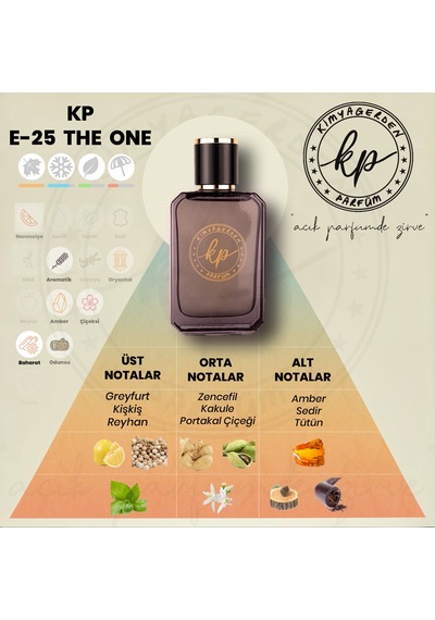 Kimyagerden E-25 Erkek Parfüm EDP 50 ML