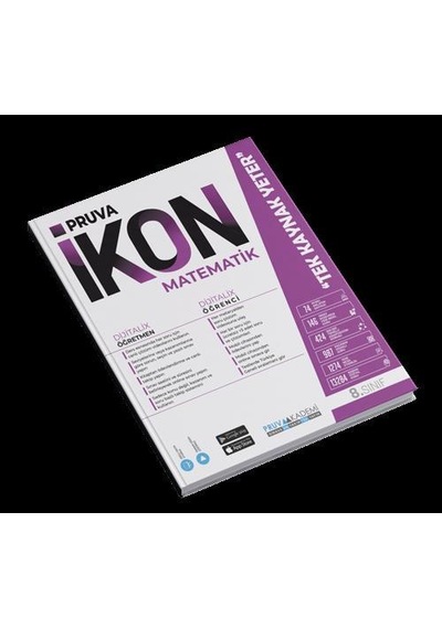 8. Sınıf İkon Matematik Konu Anlatım Kitabı- Pruva Akademi