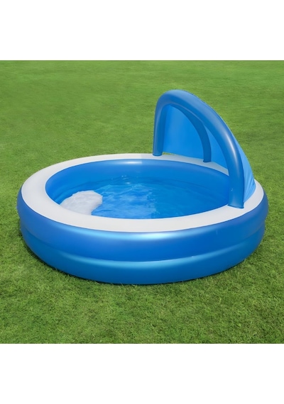 Bestway 54337 Uv Careful Gölgelikli Şişme Havuz 2.41m X 2.41m X 1.40m