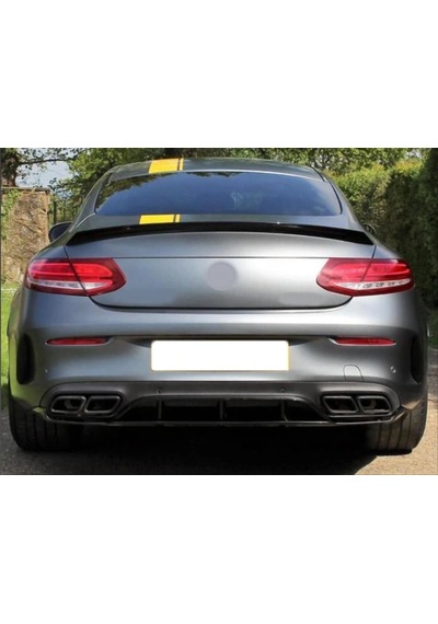 Autogp Mercedes W205 Coupe C63 Arka Tampon Difüzör Ve Egzoz Ucu Edition1 Amg 2016+