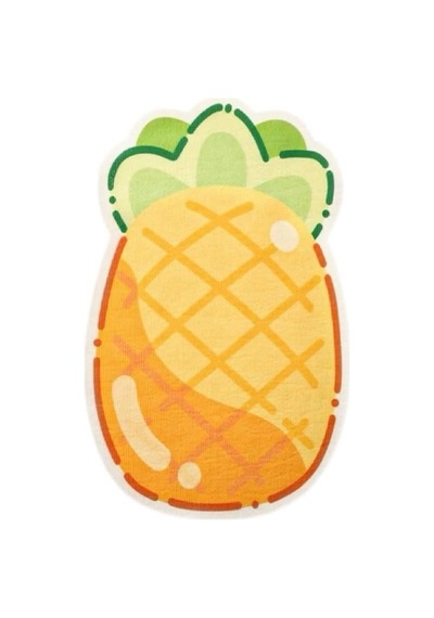 Duvara Yapışan Desenli Kedi Tırmalama Tahtası Çizilmeye Dayanıklı Tırmalama Pedi Ananas