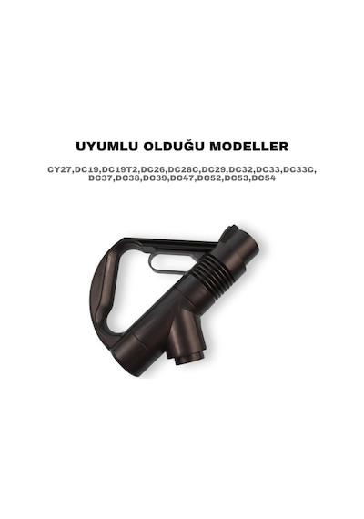 Dyson Elektrikli Süpürgeler İçin Tutma Sapı/dyson Dc 19, Dc 19 T2, Dc 26, Dc 28c, Dc 29, Dc 32, Dc 33, Dc 33c, Dc 37, Dc 38, Dc 39, Dc 47, Dc 52, Dc 53, Dc 54 İle Uyumlu Tutma Sapı Çesit Seçiniz-Çap Seçiniz / Hss (Standart)-10 Mm