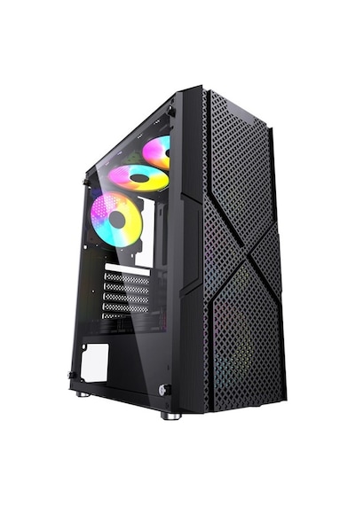 Gamebooster GB-PW908B USB 3.0 ATX Mesh Fixed RGB Fan Bilgisayar Kasası