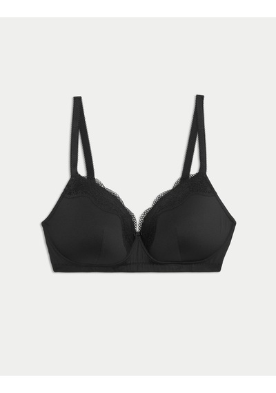 Marks & Spencer Dantel Detaylı Sütyen T33001837 Siyah