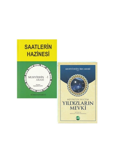 İbn Arabi Saatlerin Hazinesi & Yıldızların Mevki 2 Kitap Set /... 9280000018019
