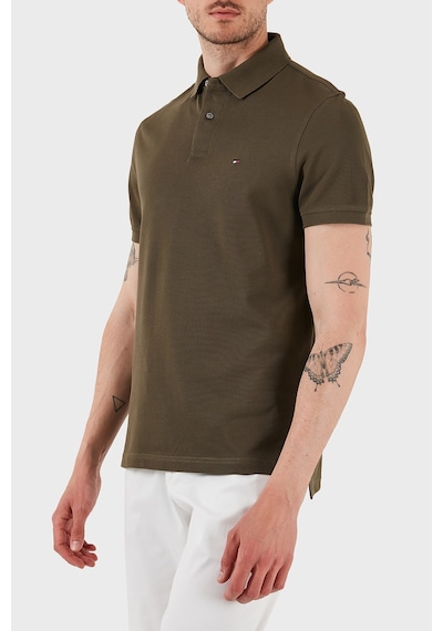 Tommy Hilfiger Erkek Polo Yaka T Shirt Mw0mw17770 Rbn Koyu Haki Koyu Haki