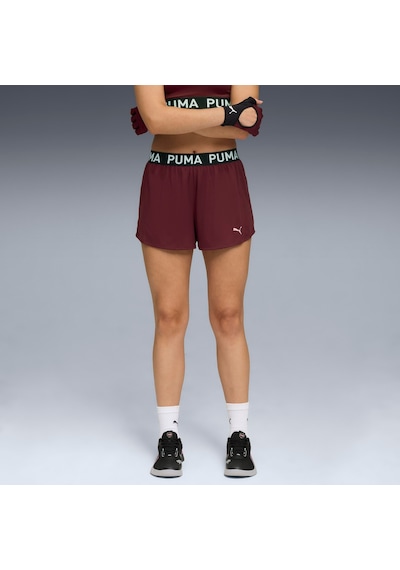 Puma Strong 3" Knit Short Kadın Yetişkin Şort Bordo