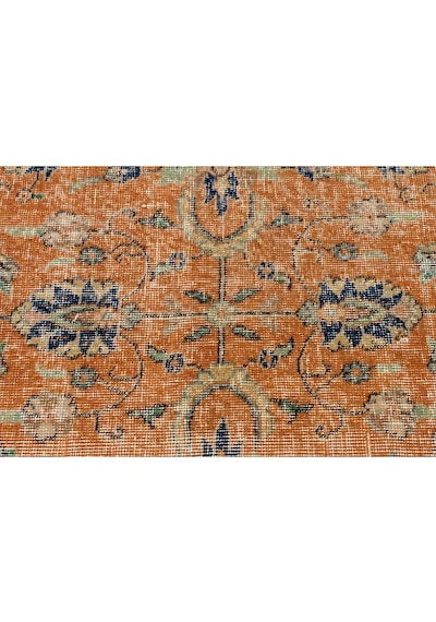 Vintage Eskitme El Dokuma Halı 134 X 235 Cm 10118