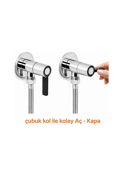 Aqua Bagno Comfort Ara Musluk 1/2-3/8 30.40.80.01.01 Krom