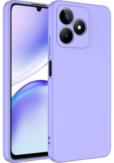 Realme C53 Kılıf Kadife İç Yüzey Yumuşak Dokulu Kamera Korumalı Kapak Mara