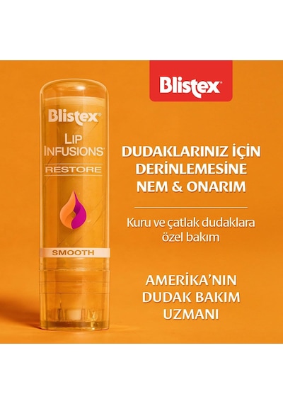 Lip Infusion Restore - Yoğun Nem, Yumuşaklık Ve Pürüzsüzlük Etkili Yenileyici Dudak Kremi- 3.7gr