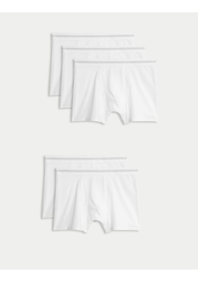 Marks & Spencer 5'li Regular Fit Trunk Seti T14005373a Beyaz