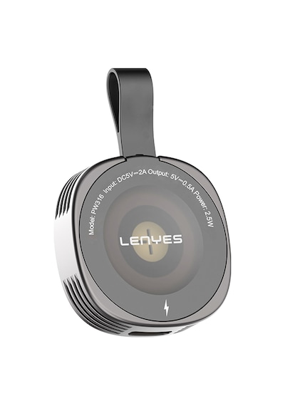 Akıllı Saat Mini Wireless Magnetik Şarj Aleti Lenyes Pw316 2.5w Gri