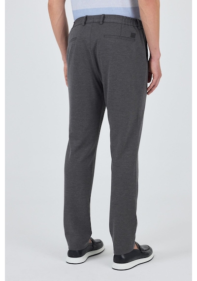İmza Gri Esnek Yandan Cepli Casual Slim Fit Jogger Pantolon 1003250156 Gri
