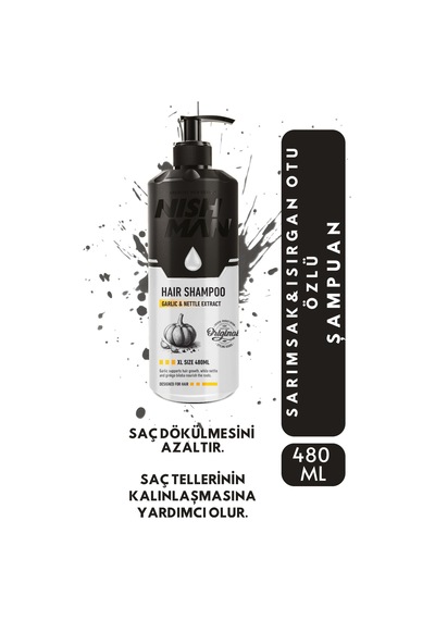 Sarımsak Ve Isırgan Otu Özlü Şampuan 480 Ml