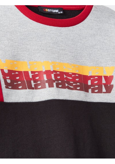 Gsstore Galatasaray Çocuk Sweatshirt C252070 Siyah - Grimelanj