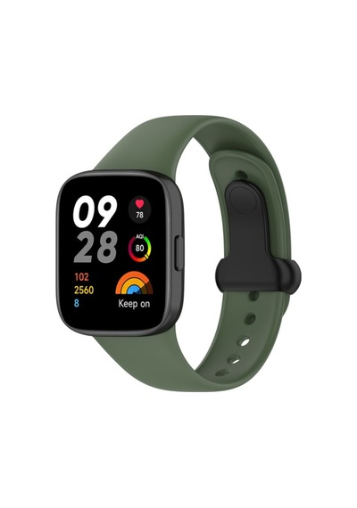Redmi Watch 3 Origin Silikon Kordon - Koyu Yeşil
