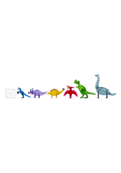 Magna-tiles - Dinozor Dünyası - 50 Parça - Xl