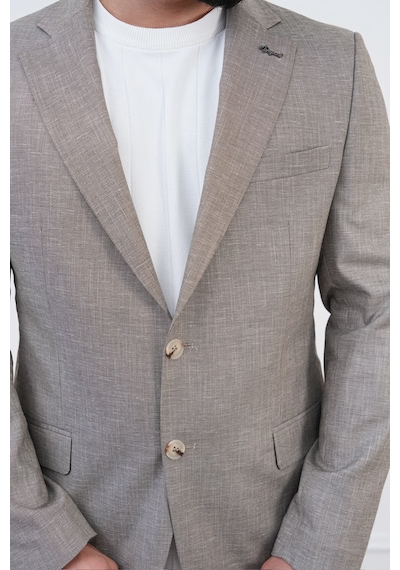 Dupont Classics Dupont Slim Fit Mono Yaka 6 Drop Çift Yırtmaç Keten Erkek Blazer Ceket - Nefes Alabilir Hafif Ceket Acı Kahverengi Dupont Classics Dupont Slim Fit Mono Yaka 6 Drop Çift Yırtmaç Keten Erkek Blazer Ceket - Nefes Alabilir Hafif Ceket Acı Kahverengi