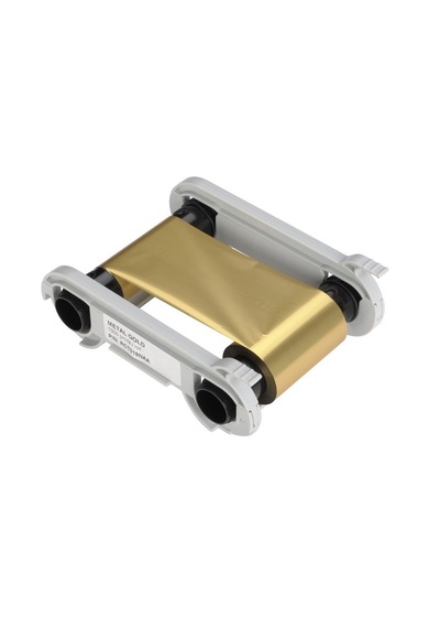 Evolis Primacy  Metallic Gold Monochrome Ribon 1000 IMG RCT016NAA