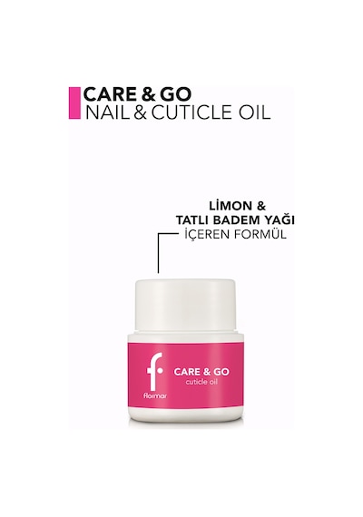 Flormar Care & Go Süngerli Tırnak Kütikül Bakım Yağı