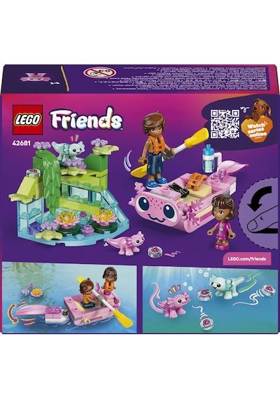 LEGO® Friends Axolotl Macera Teknesi 42681 -5 Yaş ve Üzeri Çocuklar için 2 Minifigür İçeren Yaratıcı Oyuncak Yapım Seti  (95Parça)