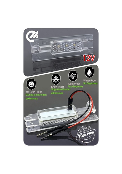 Volkswagen Vw Caddy 3 4 5 Canbus Led Bagaj Aydınlatma Ledi Lambası