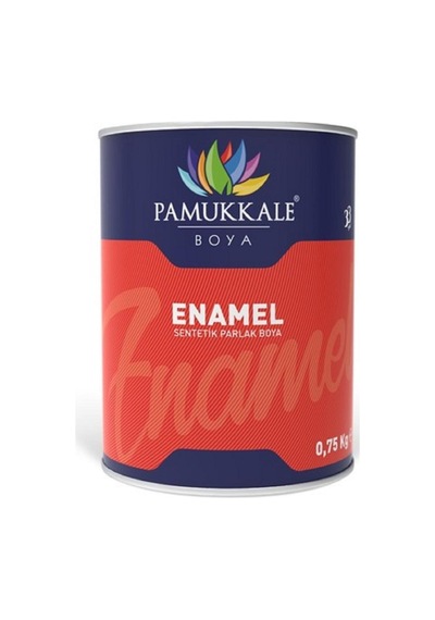 Pamukkale Enamel Sentetik Parlak Boya 0.75 Kg Beyaz