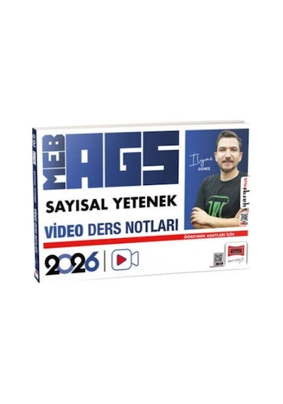 Yargı Yayınları 2026 Meb Ags Öğretmen Adayları İçin Sayısal Yetenek Video Ders Notları
