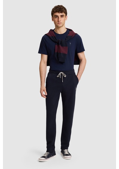 U.S. Polo Assn. Erkek Lacivert Slim Fit Bağcıklı Eşofman Altı 50329409-vr033