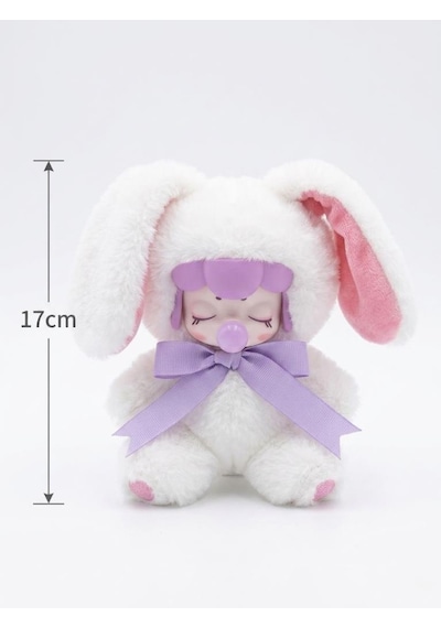 Nansi Yumuşak Peluş Figür Bebek - Tavşan Kostümlü Emzikli 17 Cm Uyku Arkadaşı Oyuncak Bebek