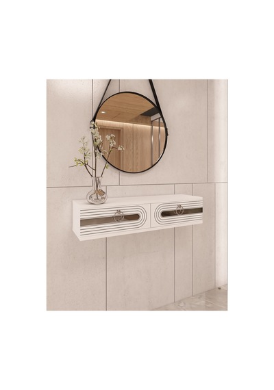 Heras 90 Cm Duvara Monte Kapaklı Raflı Makyaj Masası Dresuar Beyaz-gümüş Beyaz-gümüş Heras 90 Cm Duvara Monte Kapaklı Raflı Makyaj Masası Dresuar Beyaz-gümüş Beyaz-gümüş